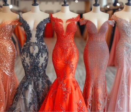 High-Detail Event Gowns