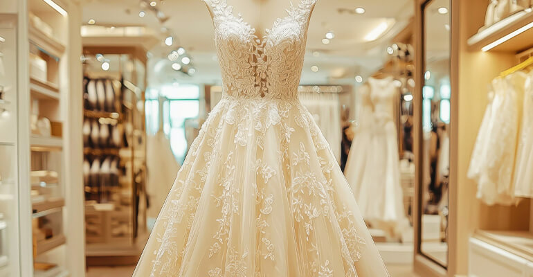 Ivory Floral Cascade